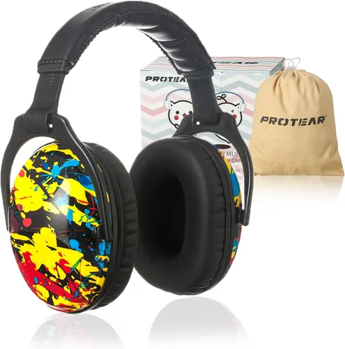 Miniatura 36 de Auriculares con cancelación de ruido para niños, protección auditiva NRR de 25 dB, reducción de ruido, a prueba de sonido para niños, orejeras