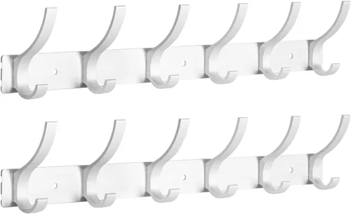 Miniatura 9 de Optish Perchero de Pared para Montar, Gancho para Abrigos de Montaje en Pared, Ganchos de Pared para Colgar, Perchero para Sombreros para Paredes