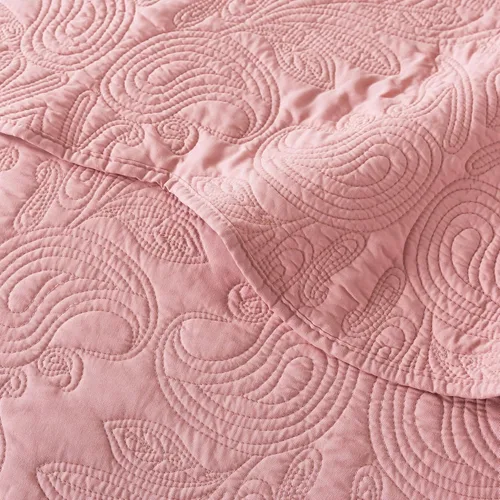 Miniatura 235 de HoneiLife - Juego de colcha de tamaño Queen, juego de ropa de cama de pana bordada de 3 piezas, colcha de lujo, ligera, cálida, para todas las Pana