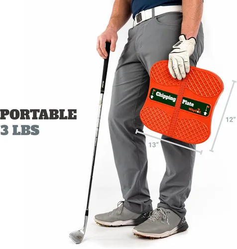 Miniatura 3 de WHYGOLF Placa de astillado para mejorar la técnica de astillado - Tabla de equilibrio de cambio de peso, ayuda para enseñanza de golf