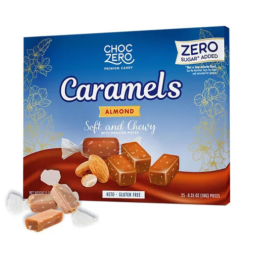 Miniatura 8 de ChocZero Caramelos Sin Azúcar - Dulces Keto - Todo Natural, Suave y Masticable - Bocadillo Bajo en Carbohidratos (Caja de 3.5 Onzas)