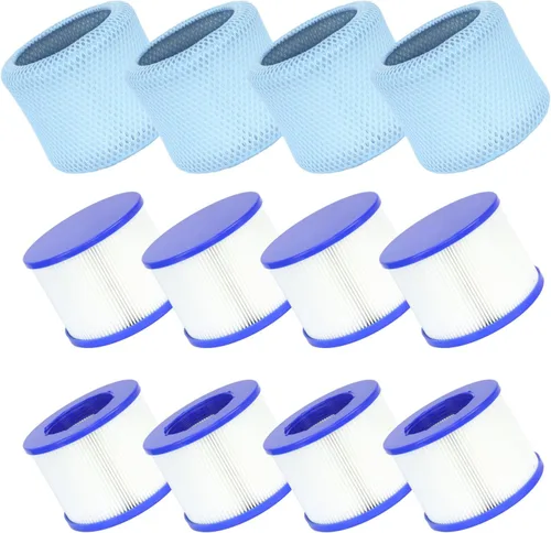 Miniatura 7 de Filtro 60% Más Denso, Filtros de Bañera de Hidromasaje de Alta Eficiencia con Enroscamiento Compatible con Todas las Relxtime, Aleko, Wejoy, Aquaspa