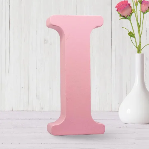 Miniatura 12 de AOCEAN Letras de madera rosa de 6 pulgadas sin terminar Letras de madera para pared MAGA Letras de madera decorativas de pie Tablero de letras