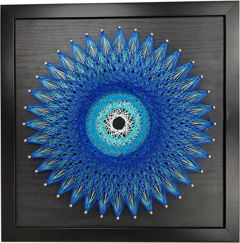 EYANKUNG Kit de Arte de Cuerdas 3D DIY para Manualidades para Adultos Principiantes, Regalo Único para Mujeres (Nido de Pájaro 12 x 12 pulgadas)