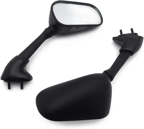 MT058-BK - Espejos laterales de repuesto para equipo original, color negro, compatible con Yzfr6 Yzf-R6 YZF-R1 Yzfr1 1998 1999 2000 2001 2002