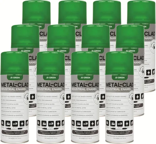 Miniatura 9 de Aerosol de galvanizado en frío de alto brillo de Paints For Industry - Pintura en aerosol de esmalte industrial para acero y metal - Caja de 12
