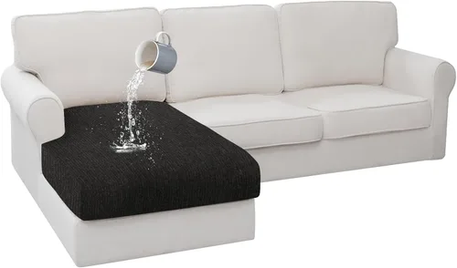 Miniatura 104 de Fundas de cojín impermeables para sofá, funda elástica lavable con diseño elástico antideslizante, protector de muebles para mascotas y niños