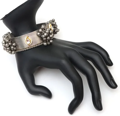 Miniatura 3 de Pulsera Ozanoo GhungrooKada para mujer y niña, Latón, Sin gemas.