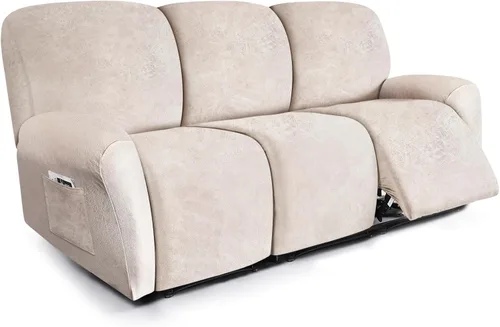 Miniatura 61 de ANARACHON Fundas para Sillas Reclinables Tipo Cuero, 4 Piezas Funda para Sillón Reclinable Lazy Boy, Protector de Muebles - Funda Suave Lavable