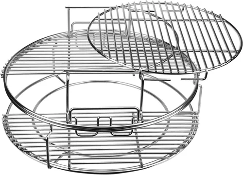 Miniatura 8 de Estante Expansor de 5 Piezas para Big Green Egg Medium Kit de Repuesto Parrillas para Eggspander Conveggtor Basket Acero Inoxidable 304 con Sistema