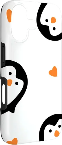Miniatura 3 de Cute Penguins Hearts Phone Case for iPhone 17