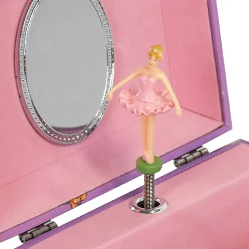 Miniatura 5 de LAxury Joyero musical de 5 pulgadas, diseño de cisne y bailarina, caja de joyería para niños, caja de joyería de bailarina, cajas de joyería