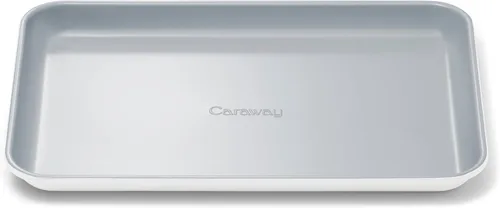 Caraway Bandeja pequeña de cerámica antiadherente para hornear (9 x 13 pulgadas), no tóxica, sin PTFE ni PFOA, apta para horno, núcleo de acero
