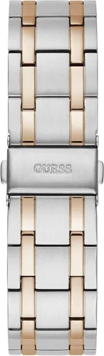 Miniatura 3 de GUESS Reloj de 3 manecillas de 1.772in con fecha, plateado
