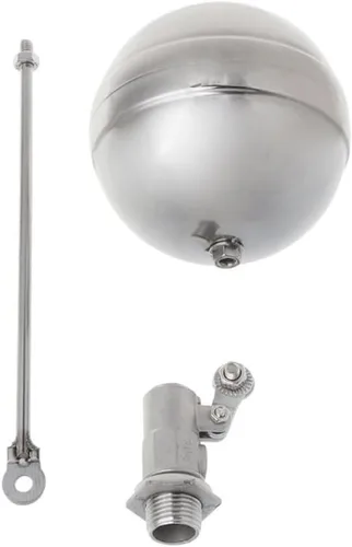 Miniatura 4 de DN15 Stainless Steel Water Tank Float Valve - Hydraulic Control Float Sensor for Cooling Towers and Solar Systems