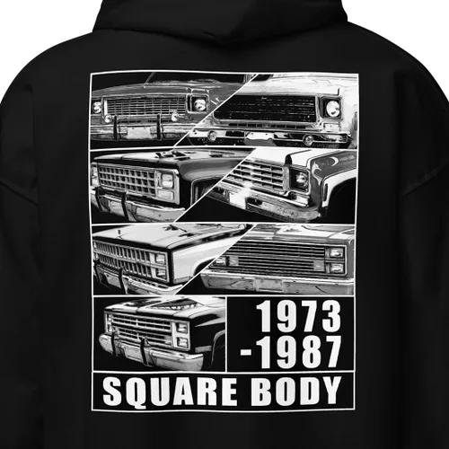 Miniatura 3 de Aggressive Thread Sudadera con capucha de cuerpo cuadrado 1973-1987 Trucks Squarebody
