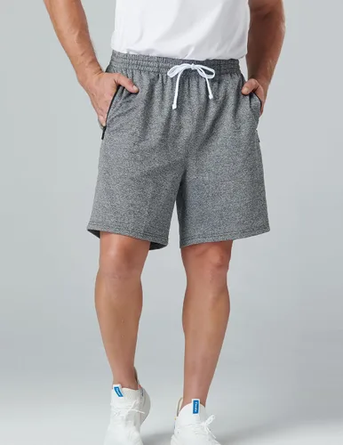 Miniatura 3 de Liberty Imports Paquete de 3 pantalones cortos deportivos para hombre, pantalones cortos deportivos casuales con bolsillos con cremallera, ropa