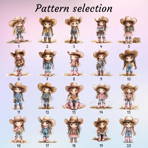 Miniatura 6 de Manta con nombre de vaquera occidental para bebé, manta personalizada para bebé, decoración de guardería, manta con nombre personalizado para niños
