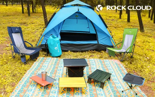 Miniatura 6 de ROCK CLOUD Silla de playa plegable portátil Sillas bajas para acampar Césped de Campamento Senderismo Deportes