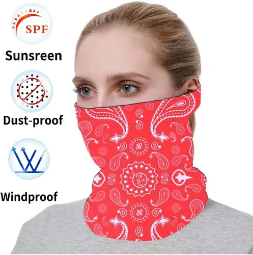 Miniatura 2 de Polaina para el cuello Máscara Bufanda para la cara Bandana Cobertura de tubo Tocado Pasamontañas Diadema Envoltura para la cabeza para hombres
