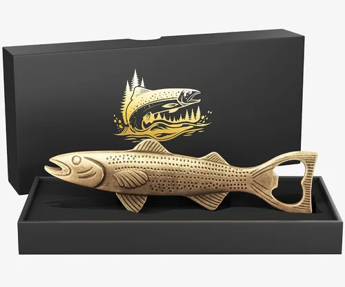 Regalos únicos de cerveza de pescado para hombres, abrebotellas vintage, regalo de pesca para el Día del Padre, cumpleaños y Navidad, regalo de San