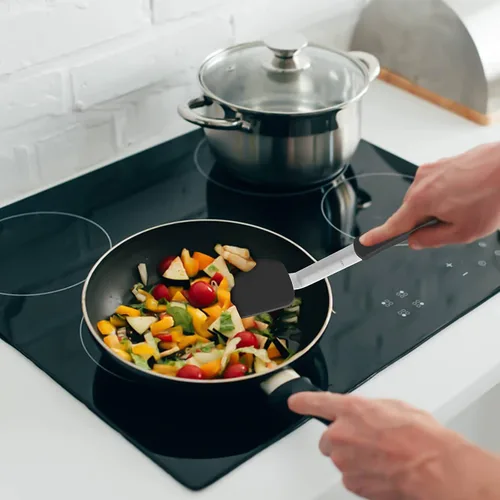Miniatura 7 de GEEKHOM - Juego de 2 espátulas de silicona, resistentes al calor, flexibles, para utensilios de cocina antiadherentes, utensilios de cocina