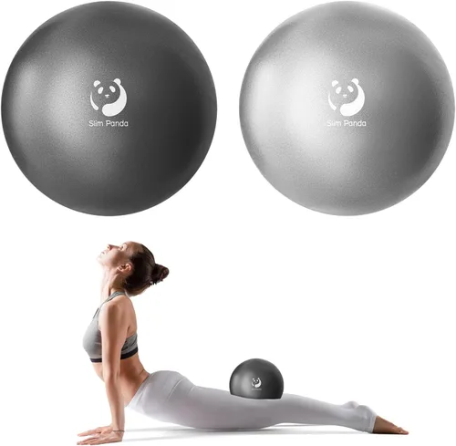 Miniatura 21 de Slim Panda Pelota de Pilates, Pelota de Ejercicio Pequeña de 9 Pulgadas, Mini Pelota de Yoga Antiestallido para Estabilidad, Entrenamiento, Barre