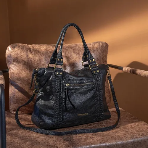 Miniatura 2 de Montana West Washed Leather Hobo Bags for Women Roomy Handbags with Crossbody Strap