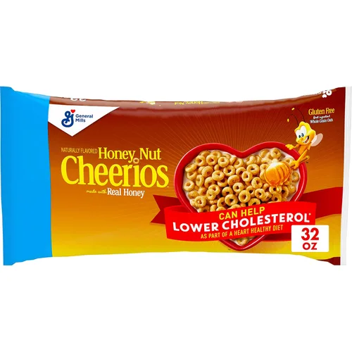 Miniatura 12 de Cereales para desayuno con avena Cheerios Honey Nut, sin gluten, 18.8 onzas