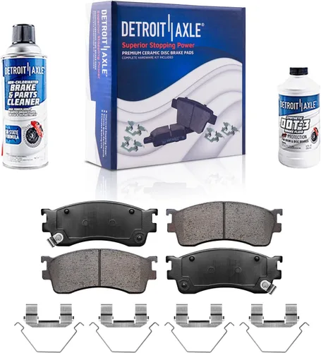 Miniatura 19 de Detroit Axle - Kit de freno delantero para Honda Element 2002-2004 CR-V 2003-2011 Pinza de freno de disco lateral del pasajero con soporte Pastillas