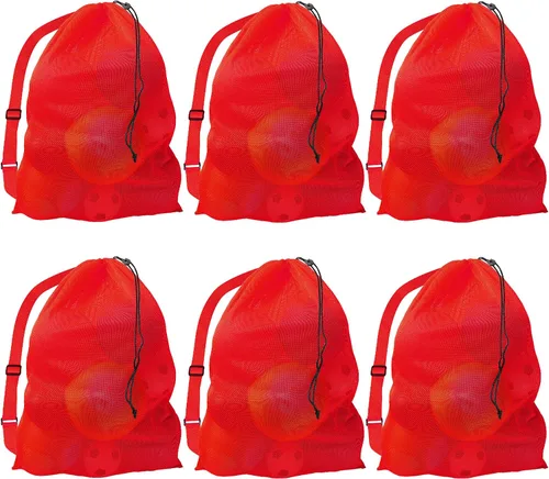 Miniatura 20 de GSE Games & Sports Expert 24x36/30x40 X-Large Mesh Sports Equipment Drawstring Bag for Soccers, Basketballs, Footballs