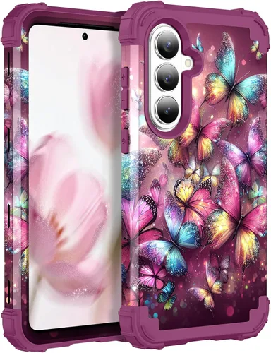 Miniatura 41 de Hocase Funda para Galaxy S20 FE 5G, Protección resistente a prueba de golpes, goma de silicona suave + parachoques de plástico duro, funda
