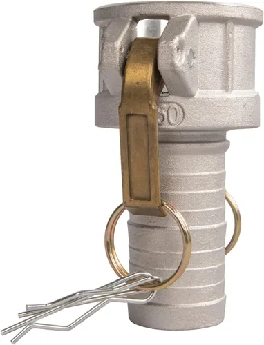 Miniatura 4 de 2 accesorios de bloqueo de leva fundida por gravedad de aluminio (parte C de 1.5 pulgadas, parte C), acoplador hembra, cola de manguera