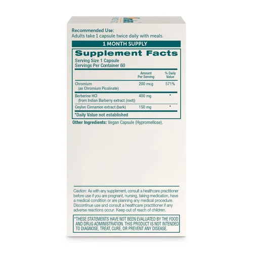 Miniatura 2 de Himalaya Berberina con canela de Ceilán, suplemento de hierbas para apoyar el metabolismo normal, inmune y la salud digestiva, vegano, sin gluten