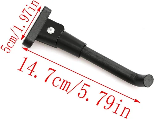 Miniatura 2 de LQ Industrial Scooter Kickstand negro Scooter eléctrico reemplazo soporte de estacionamiento pies soporte soporte para scooter eléctrico M365