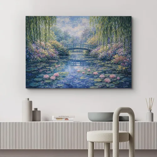 Miniatura 112 de wall26 Prado con álamos por Claude Monet - Arte moderno impresionista, arte en lienzo para el hogar, 12 x 18 pulgadas