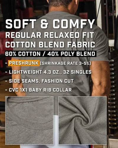 Miniatura 4 de Camisetas de entrenamiento para hombres, camiseta de gimnasio con texto en inglés Get Up Your Story is Not Over Yet, divertida camiseta