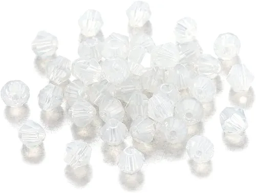 Miniatura 36 de 200 cuentas de cristal de transparencia austriaca, cuentas de vidrio bicona, cuentas espaciadoras sueltas para manualidades, pulseras, aretes