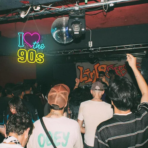 Miniatura 3 de Looklight Letrero de neón con texto en inglés "I Love the 90s", regulable, de regreso a los 90, para decoración de pared, letrero de luz de neón 90