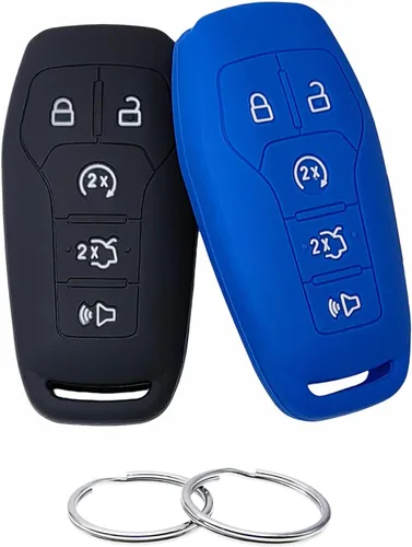 REPROTECTING Funda de goma de silicona compatible con Ford Explorer Edge F-150 F-250 Super Duty F-350 Super Duty Fusion Lincoln Mustang MKX