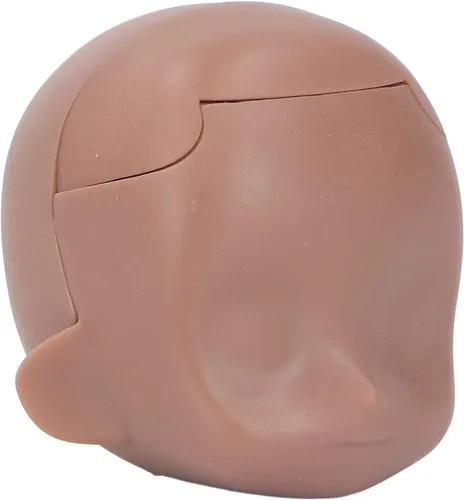 Miniatura 12 de Cabeza de muñeca en blanco, cabeza de muñeca articulada de silicona de repuesto, exquisita para muñeca articulada de bola de 1/12 (súper blanco)