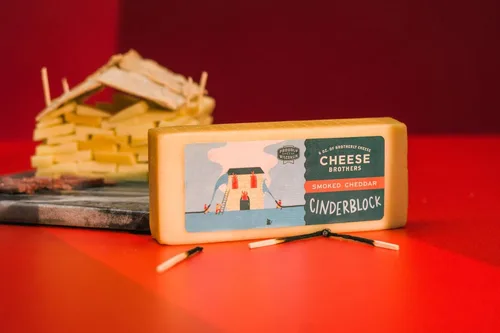 Miniatura 6 de Cheese Bros. Queso cheddar Hecho en Wisconsin (Cheddar ahumado, 12 unidades)