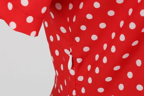 Miniatura 6 de Vestido largo de verano de manga corta para mujer, vestidos de cóctel de lunares, vestidos de verano para invitados de boda para mujer, vestido
