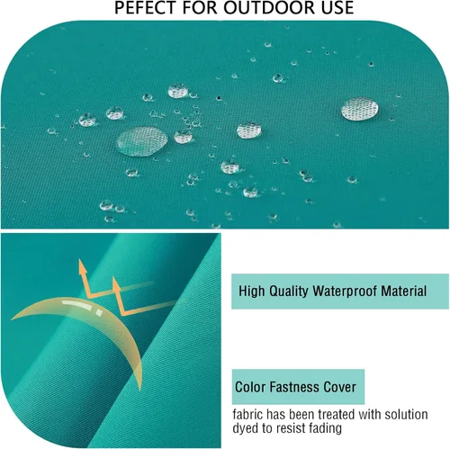 Miniatura 5 de idee-home Cojines impermeables para asiento de exteriores, cojines de repuesto para sofá y sillas de asiento profundo Hampton Bay, para césped