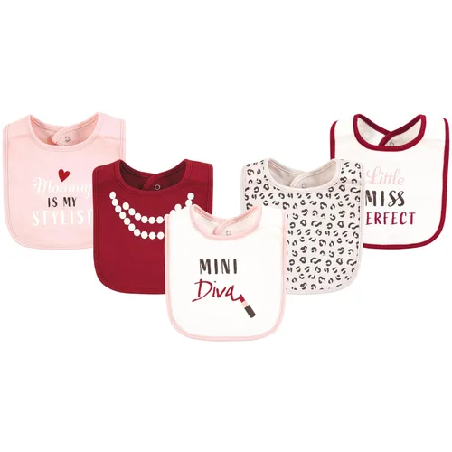 Miniatura 82 de Hudson - Babero unisex de algodón para bebé, baberos de algodón, talla única , Cactus rosa