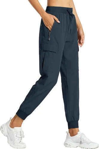 Libin - Pantalones ligeros de senderismo para mujer de secado rápido pantalones para caminar estilo deportivo entrenamiento descanso estilo informal