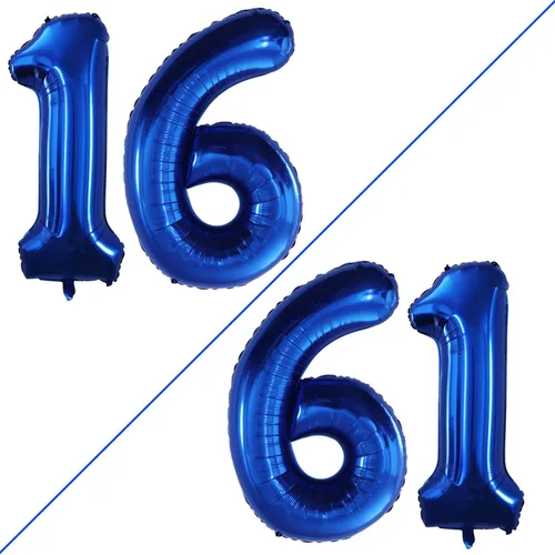 Miniatura 441 de Goer, conjunto de globos de papel aluminio para decoraciones de cumpleaños, globos de las letras de feliz cumpleaños y de números Oro