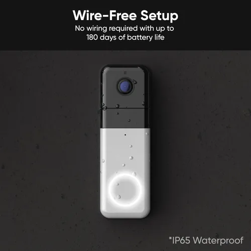 Miniatura 7 de Wyze Timbre de Video Inalámbrico Pro (Timbre Incluido) con Diseño Fácil de Usar, Video HD 1440, Vista 1:1 de Cabeza a Pies
