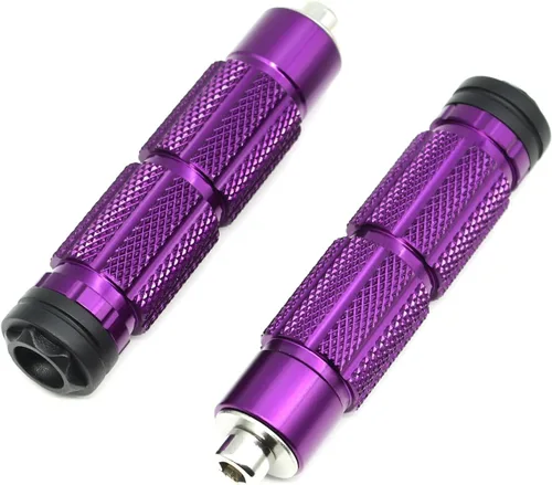 Miniatura 22 de M8 Estriberas Plegables para Motocicleta Estriberas Delanteras Coche Eléctrico Antideslizantes Reposapiés Traseros Bicicleta 90 Grados Fijo Plegable