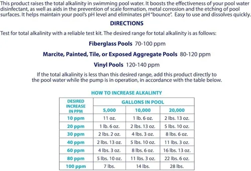 Miniatura 3 de Robelle Alcalinidad premium de 10 libras para piscinas, aumento de alcalinidad para piscinas, 100% bicarbonato de sodio